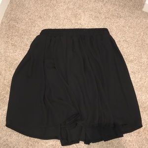 Black skater skirt